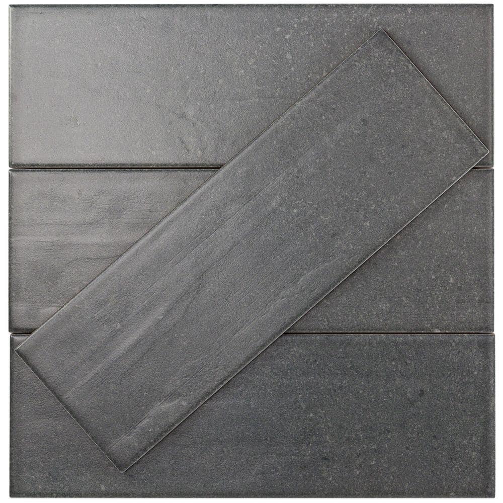 Ivy Hill Tile Piston Industrial Green 4 in. x 12 in. 7mm Matte Ceramic Subway Wall Tile (34-piece 10.97 sq. ft. / box)
