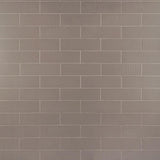 Harper 4 in. x 12 in. Gray Matte Porcelain Subway Floor and Wall Tile (30 pieces / 8.72 sq. ft. / box)