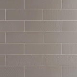 Harper 4 in. x 12 in. Gray Matte Porcelain Subway Floor and Wall Tile (30 pieces / 8.72 sq. ft. / box)