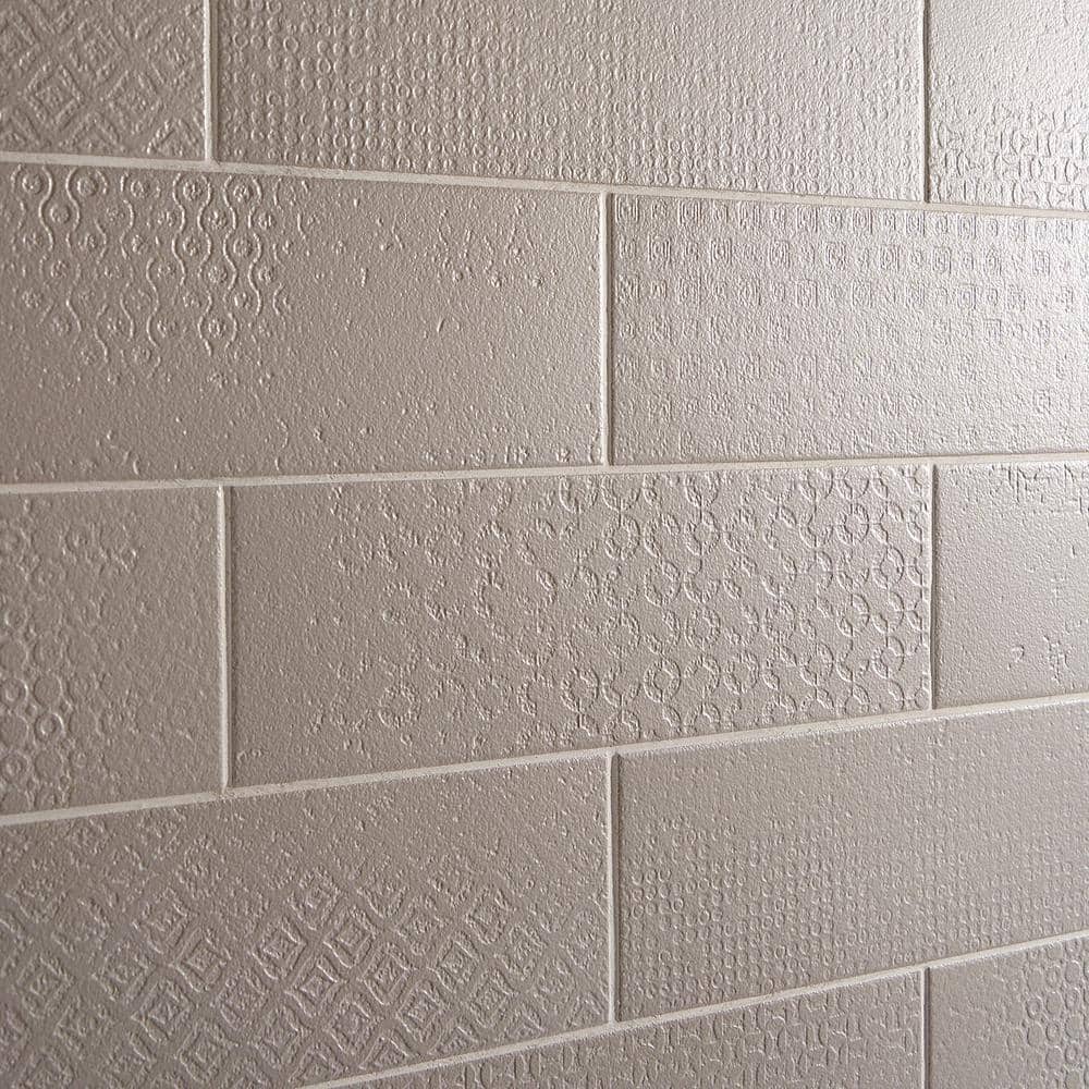 Harper 4 in. x 12 in. Gray Matte Porcelain Subway Floor and Wall Tile (30 pieces / 8.72 sq. ft. / box)