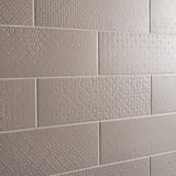 Harper 4 in. x 12 in. Gray Matte Porcelain Subway Floor and Wall Tile (30 pieces / 8.72 sq. ft. / box)