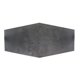 Jeffrey Court Castle Rock Gray 9.5 in. x 19.25 in. Matte Porcelain Hexagon Floor and Wall Tile (12.15 sq. ft. / case)