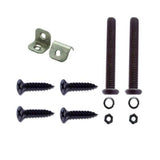 LH EP 3 in. x 3 in. x 6 ft. Gray Aluminum Alloy Fence End Post Kit for 6 in. x 6 in. EP Fence Series
