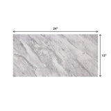 Newgate Gray Marble Matte 12 in. x 24 in. Glazed Ceramic Floor and Wall Tile (15.04 sq. ft./Case)