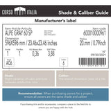 Corso Italia Alpe Gray 24 in. x 24 in. x 0.75 in. Quartzite Stone Look Porcelain Paver