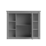 35 in. W x 29 in. H Rectangular MDF Medicine Cabinet with Mirror