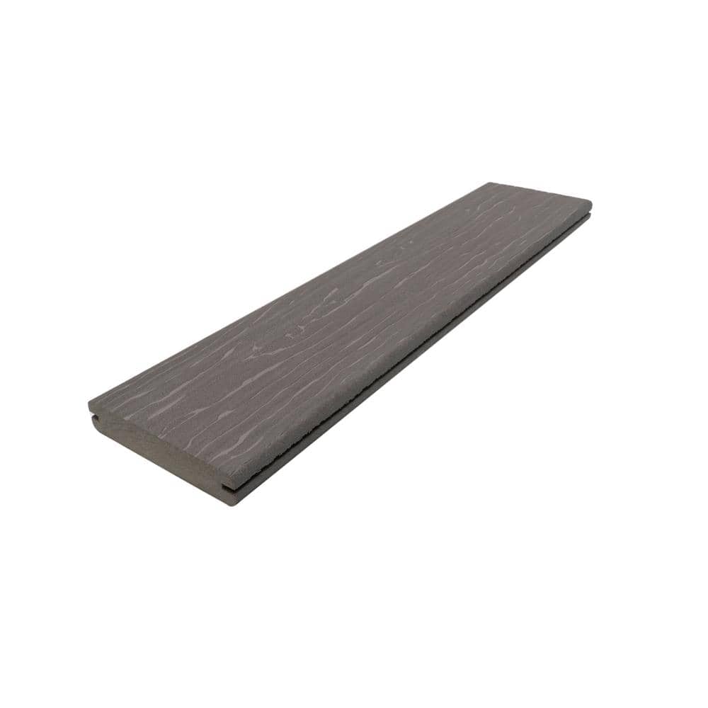 MoistureShield Vision CoolDeck Cathedral Stone 1 in. x 5.4 in. x 16 ft. Grooved Capped Composite Decking 10-Piece H-Pack