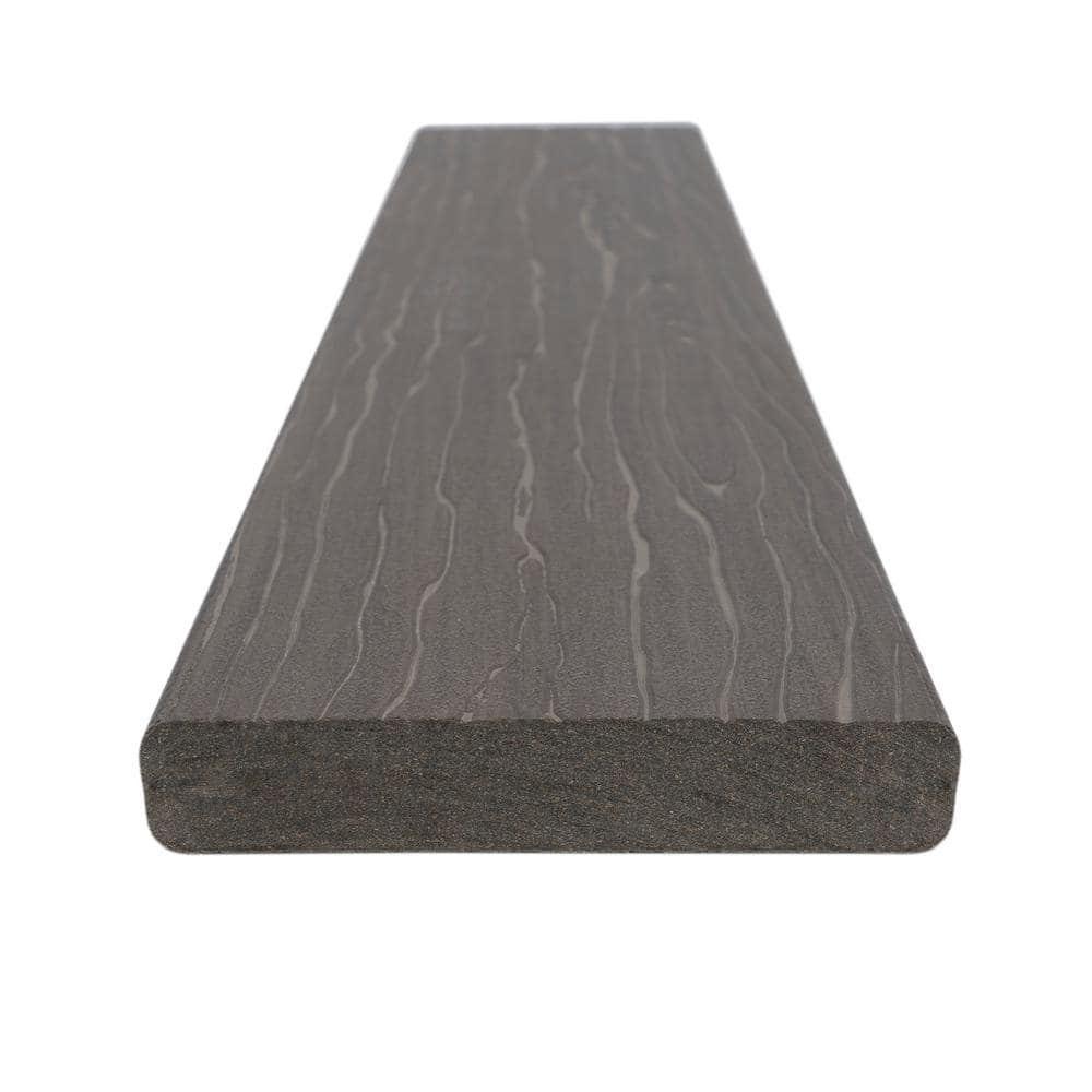 MoistureShield Vision CoolDeck Cathedral Stone 1 in. x 5.4 in. x 20 ft. Solid Edge Capped Composite Decking 10-Piece H-Pack