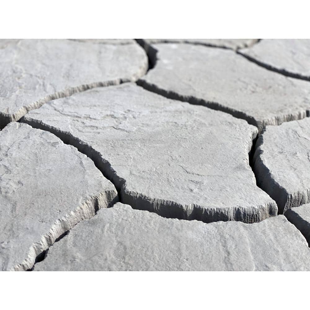 Nantucket Pavers Berkshire 13 in. x 19 in. Concrete Concrete Gray Irregular Paver Kit (60-Pieces per Pallet)