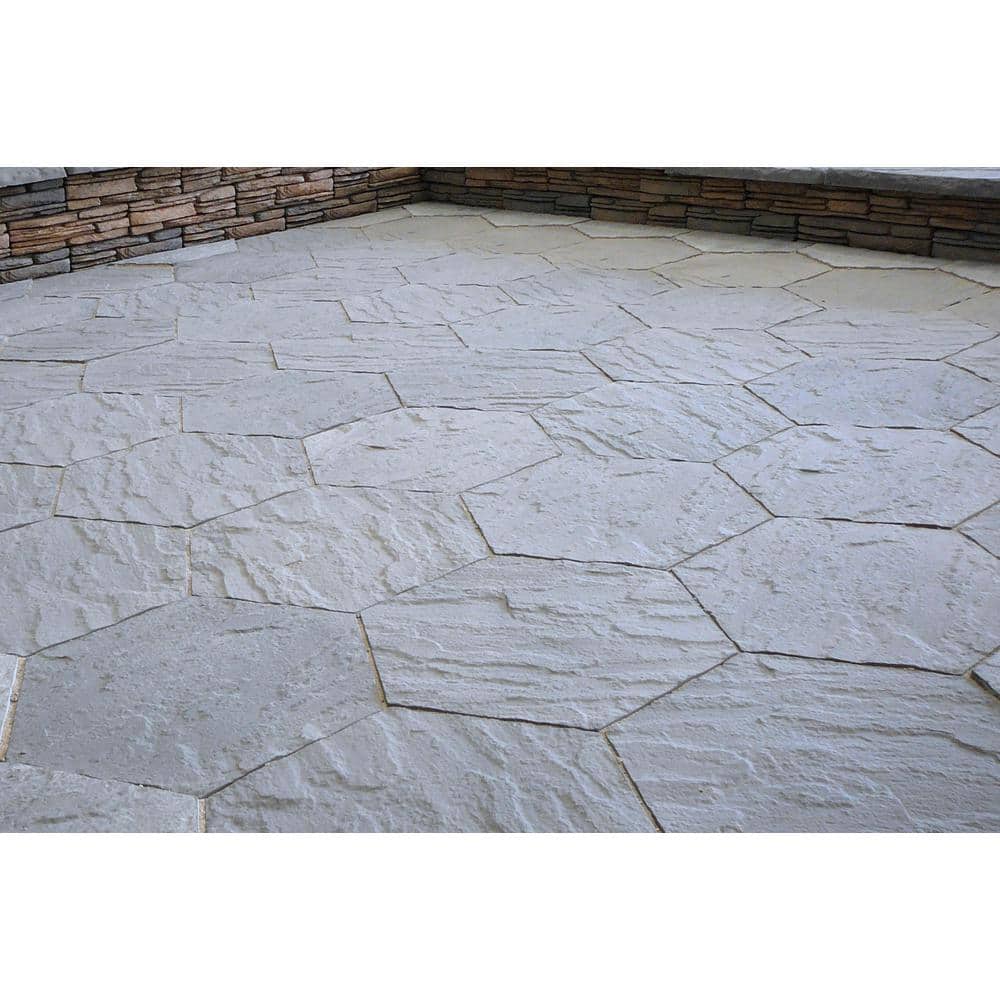 Nantucket Pavers Honeycomb 20 in. x 18 in. Hexagon Gray Concrete Paver Kit (48-Pieces/94 sq. ft./Pallet)