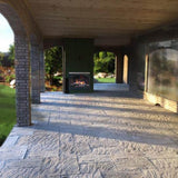 Nantucket Pavers Patio-on-a-Pallet 12in. x 24in. and 24in. x 24in. Concrete Gray Basketweave Yorkstone Paver (18 Pieces/48 Sq Ft.)