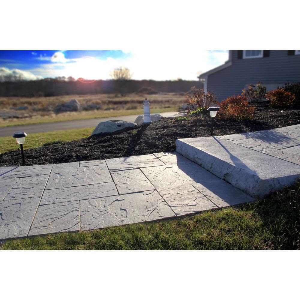 Nantucket Pavers Patio-on-a-Pallet 18 in. x 18 in. Concrete Gray Traditional Yorkstone Paver (32 Pieces/72 Sq Ft)