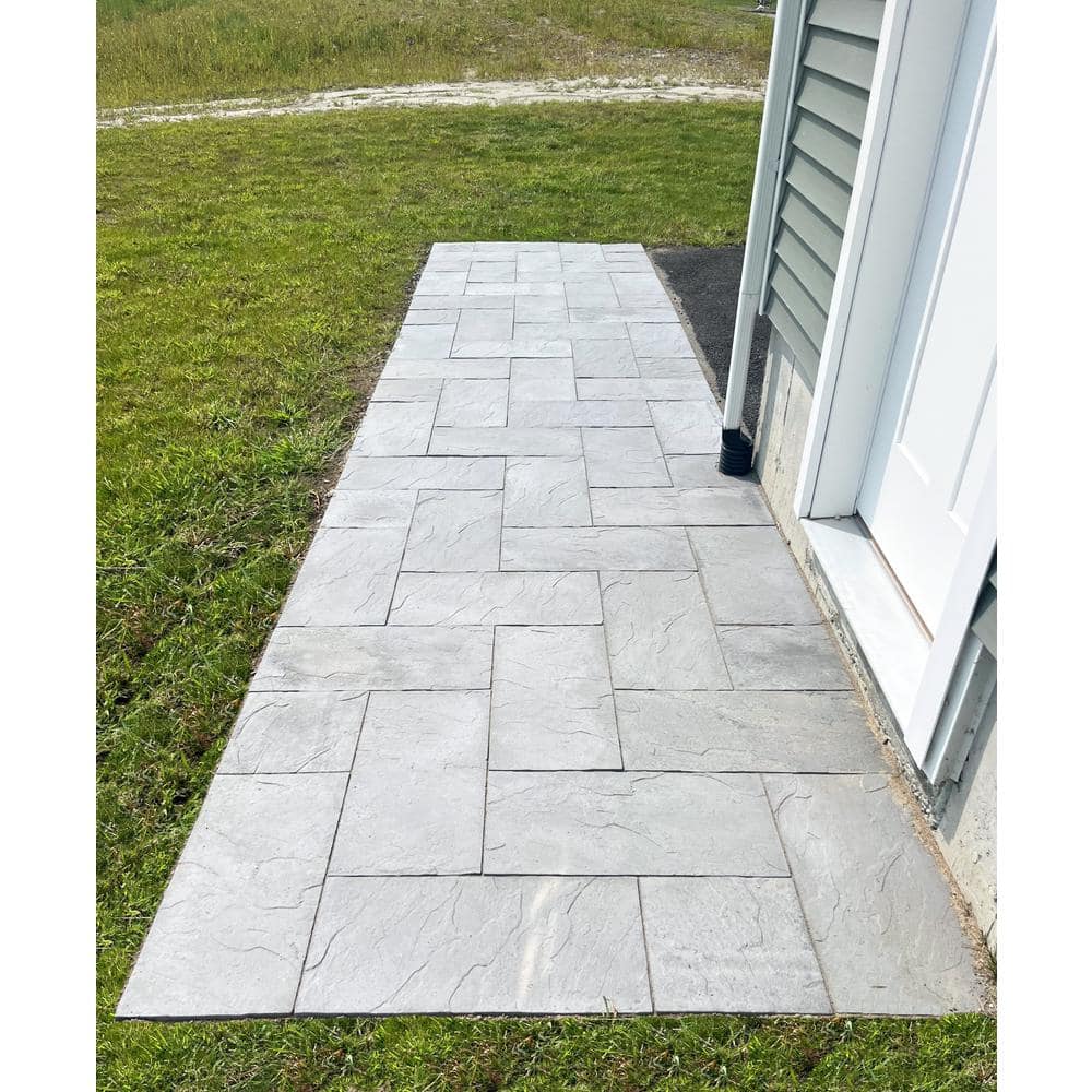 Nantucket Pavers Patio-on-a-pallet 10 ft. x 10 ft. Gray Dutch York-Stone Concrete Pavers (44 Pieces/100 Sq Ft)
