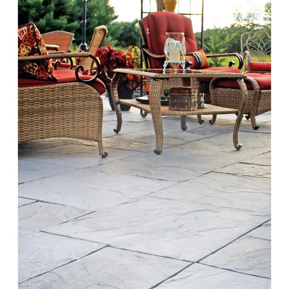 Nantucket Pavers Patio-on-a-pallet 10 ft. x 10 ft. Gray Dutch York-Stone Concrete Pavers (44 Pieces/100 Sq Ft)
