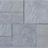 Nantucket Pavers Patio-on-a-Pallet 10 ft. x 10 ft. Concrete Gray Basket weave Yorkstone Paver (37 Pieces/100 Sq. Ft)