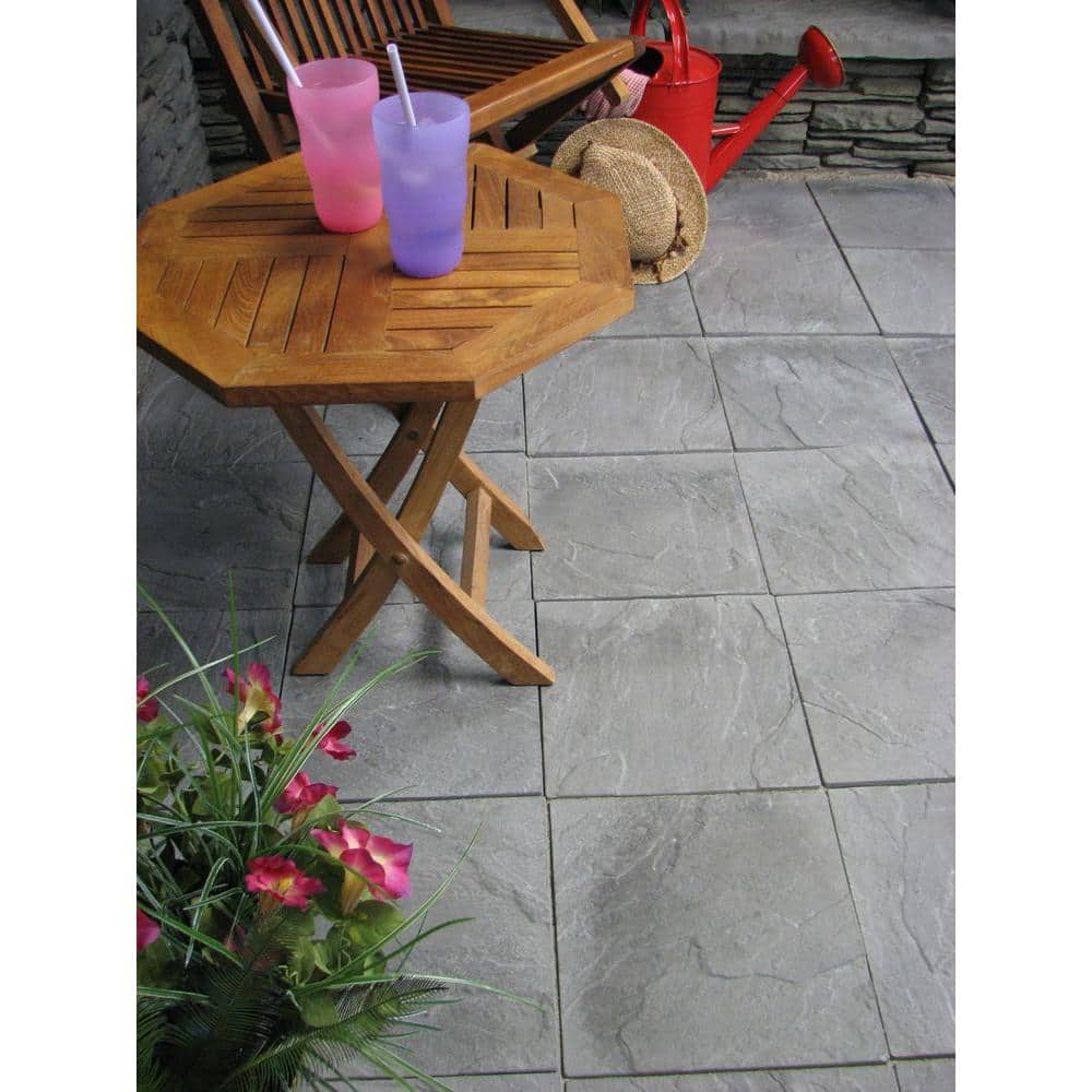 Nantucket Pavers Patio-on-a-Pallet 12 in. x 12 in. Concrete Gray Traditional Yorkstone Paver (100 Pieces/100 Sq Ft)