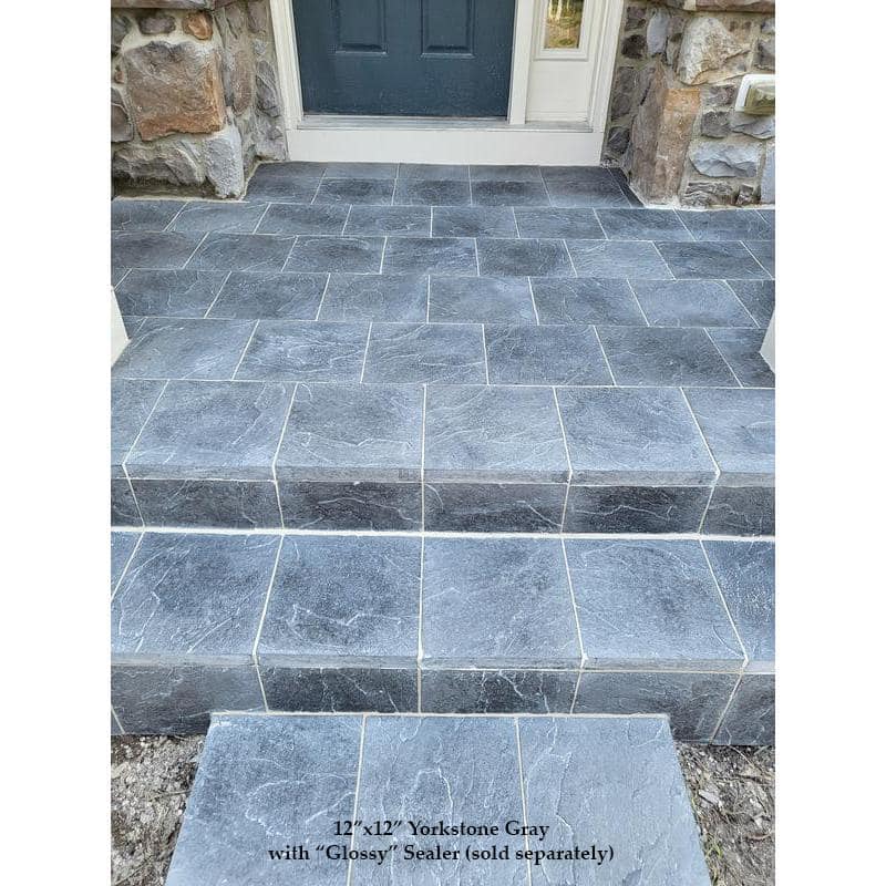 Nantucket Pavers Patio-on-a-Pallet 12 in. x 12 in. Concrete Gray Traditional Yorkstone Paver (100 Pieces/100 Sq Ft)