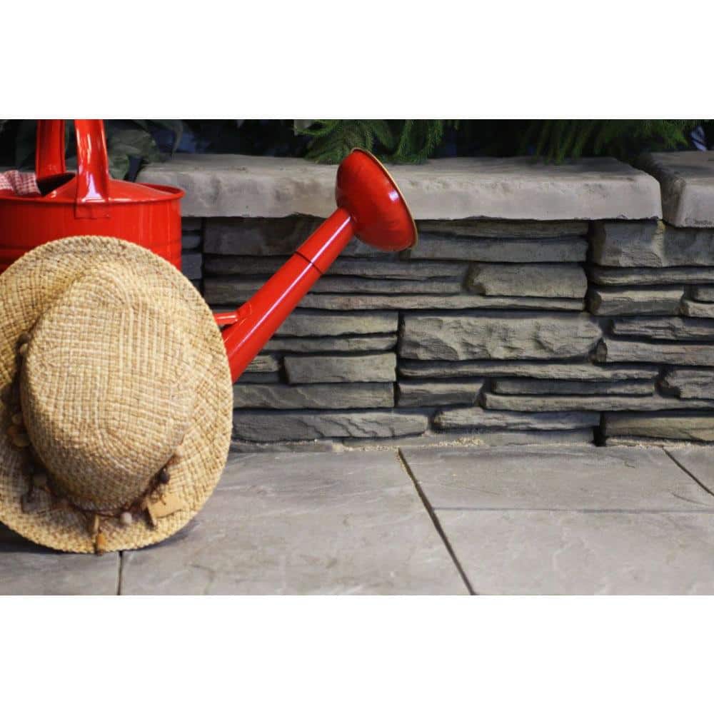 Nantucket Pavers Patio-on-a-Pallet 18 in. x 18 in. Concrete Gray Traditional Yorkstone Paver (64 Pieces/144 Sq Ft)