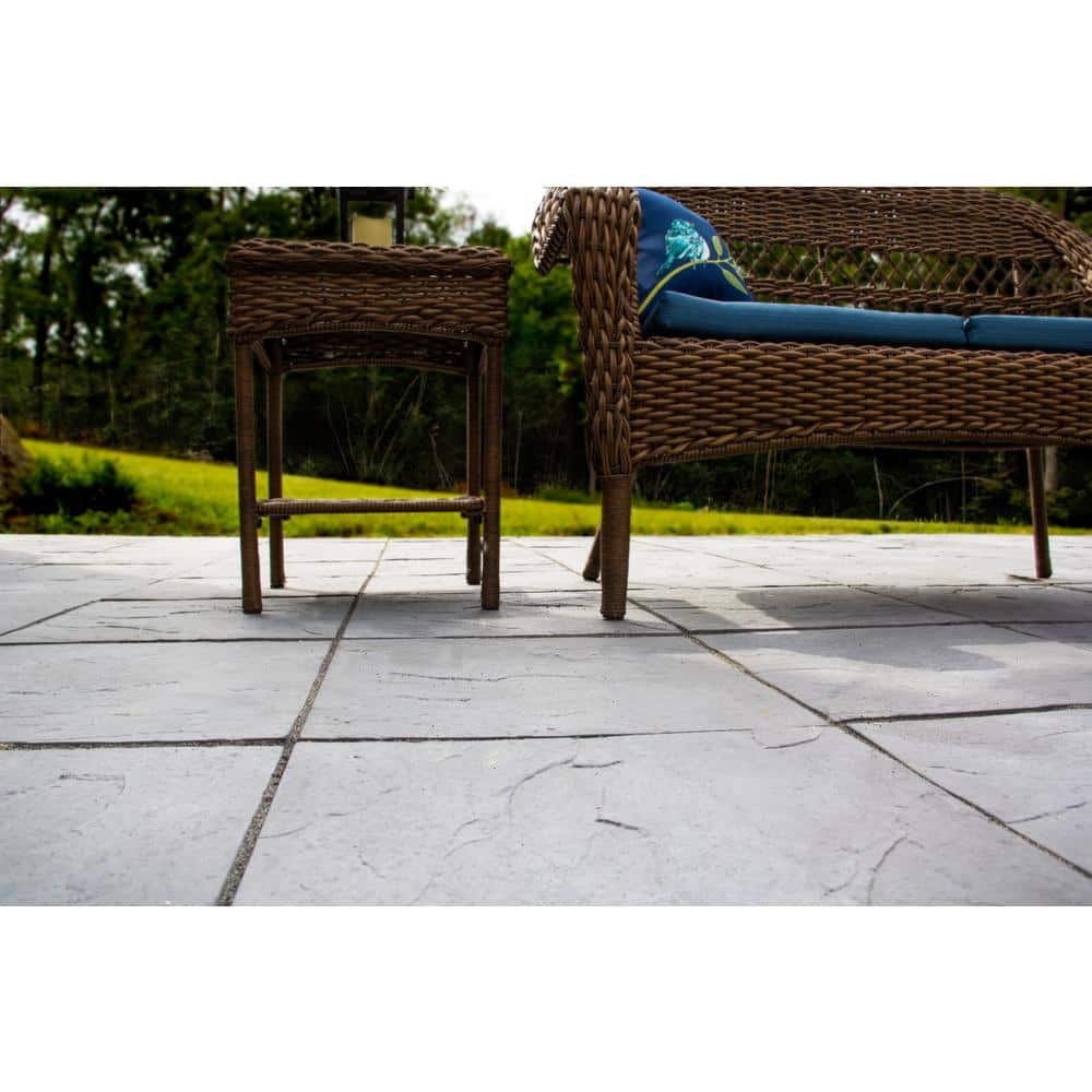 Nantucket Pavers Patio-on-a-Pallet 18 in. x 18 in. Concrete Gray Traditional Yorkstone Paver (64 Pieces/144 Sq Ft)