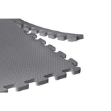 Norsk Gray 24 in. x 24 in. EVA Foam Non-Toxic Solid Color Interlocking Tiles (96 sq. ft. - 24 tiles)