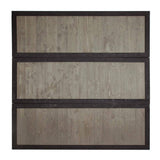 Outdoor Essentials 2 ft. x 6 ft. Cedar Canyon Privacy Fence Panel - Gray Cedar/Black Frame