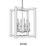 Progress Lighting Turnbury Collection 8-Light Galvanized Finish Coastal Chandelier Light