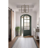 Progress Lighting Turnbury Collection 8-Light Galvanized Finish Coastal Chandelier Light