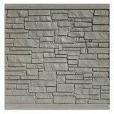 SimTek EcoStone 6 ft. H x 6 ft. W Gray Composite Fence Panel