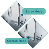 TEHILA Utility Sink Set with Metal Hybrid Chrome Faucet, Grey