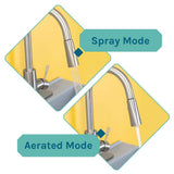TEHILA Grey Utility Sink Set with Pull-Down Faucet - 22.875 x 23.5 in. 19 Gal.