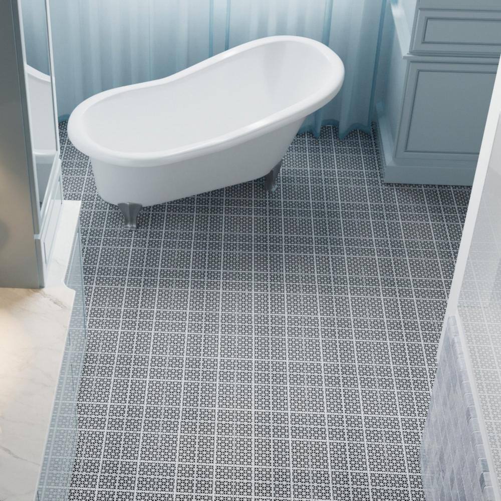 Tidoin Outdoor 1 ft. x 1 ft. Composite Deck Tile in Gray(60 Per Box)