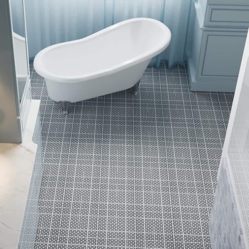 Tidoin Outdoor 1 ft. x 1 ft. Composite Deck Tile in Gray(24 Per Box)