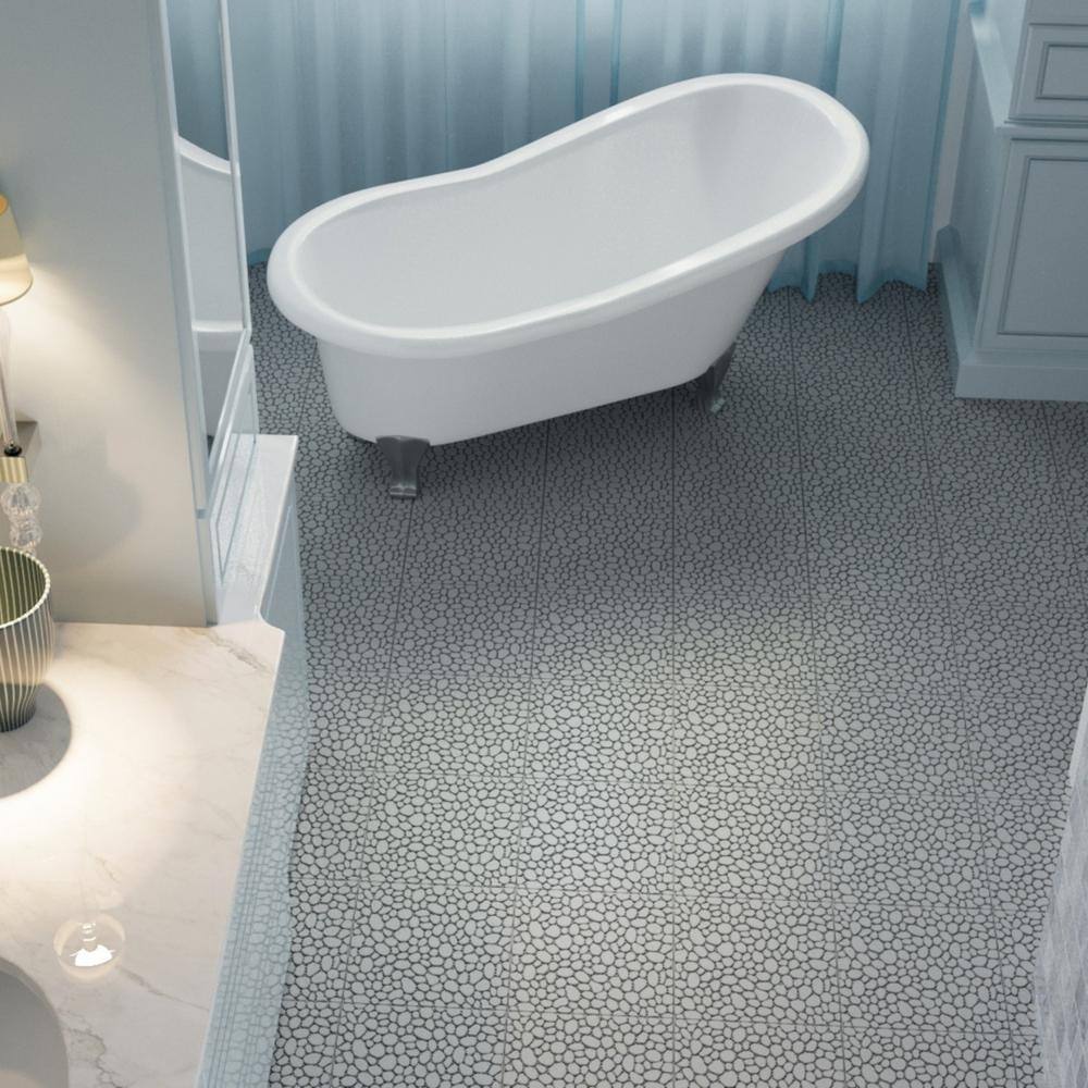 Tidoin Outdoor 1 ft. x 1 ft. Composite Deck Tile in Gray(24 Per Box)