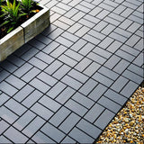 Tidoin Outdoor 1 ft. x 1 ft. Composite Interlocking Tile Deck Tile in Gray(44 Per Box)
