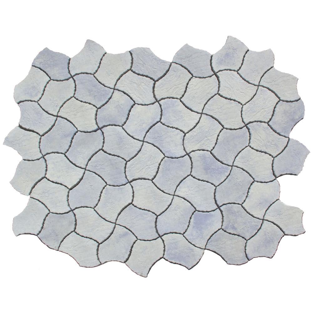 Nantucket Pavers Berkshire 13 in. x 19 in. Gray Variegated Irregular Paver Kit (60-Pieces per Pallet)