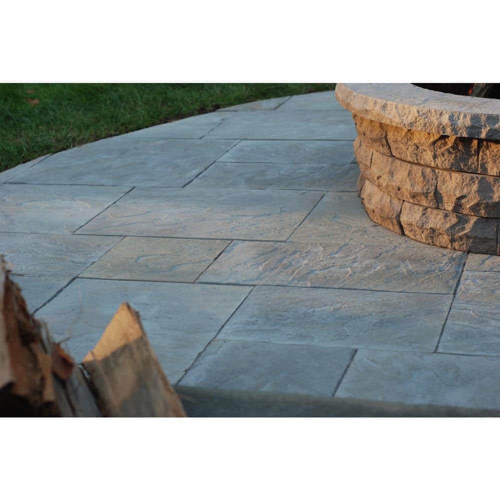 Nantucket Pavers Yorkstone 24 in. x 24 in. Gray Variegated Concrete Paver (22-Pieces/88 sq. ft./Pallet)
