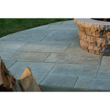 Nantucket Pavers Patio-on-a-Pallet 10 ft. x 10 ft. Concrete Gray Variegated Basket Weave Yorkstone Paver (37 Pieces/100 Sq. Ft.)
