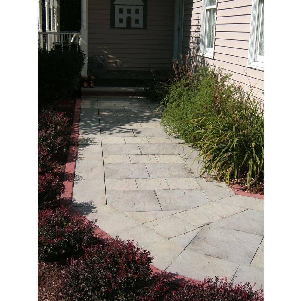 Nantucket Pavers Patio-on-a-Pallet 12 in. x 12 in. Concrete Gray Variegated Traditional Yorkstone Paver (100 Pieces/100 Sq Ft)