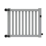 Barrette Outdoor Living Ohio 4 ft. x 5 ft. Gray Vinyl Fence Gate
