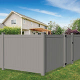 Barrette Outdoor Living Bryce Gray Vinyl Fence Corner Post