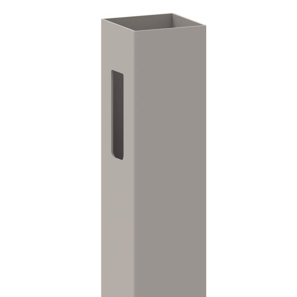 Barrette Outdoor Living Bryce Gray Vinyl Fence Corner Post