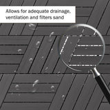 Pure Garden 1 ft. W x 1 ft. L 6 Patio Tiles Woodgrain Wood/Polypropylene Interlocking Deck Tile Flooring in Gray