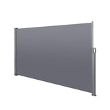 Zeus & Ruta 137.8 in. W x 70.8 in. H Patio Retractable Folding Side Awning Screen Privacy Divider
