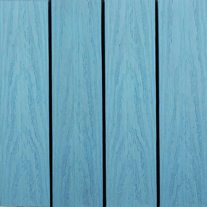 NewTechWood UltraShield Naturale 1 ft. x 1 ft. Quick Deck Outdoor Composite Deck Tile Sample in Grecian Blue