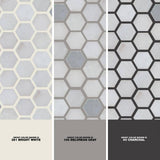 MSI Greecian White Mini Hexagon 12 in. x 12 in. x 10mm Polished Marble Mesh-Mounted Mosaic Tile (10 sq. ft. / Case)