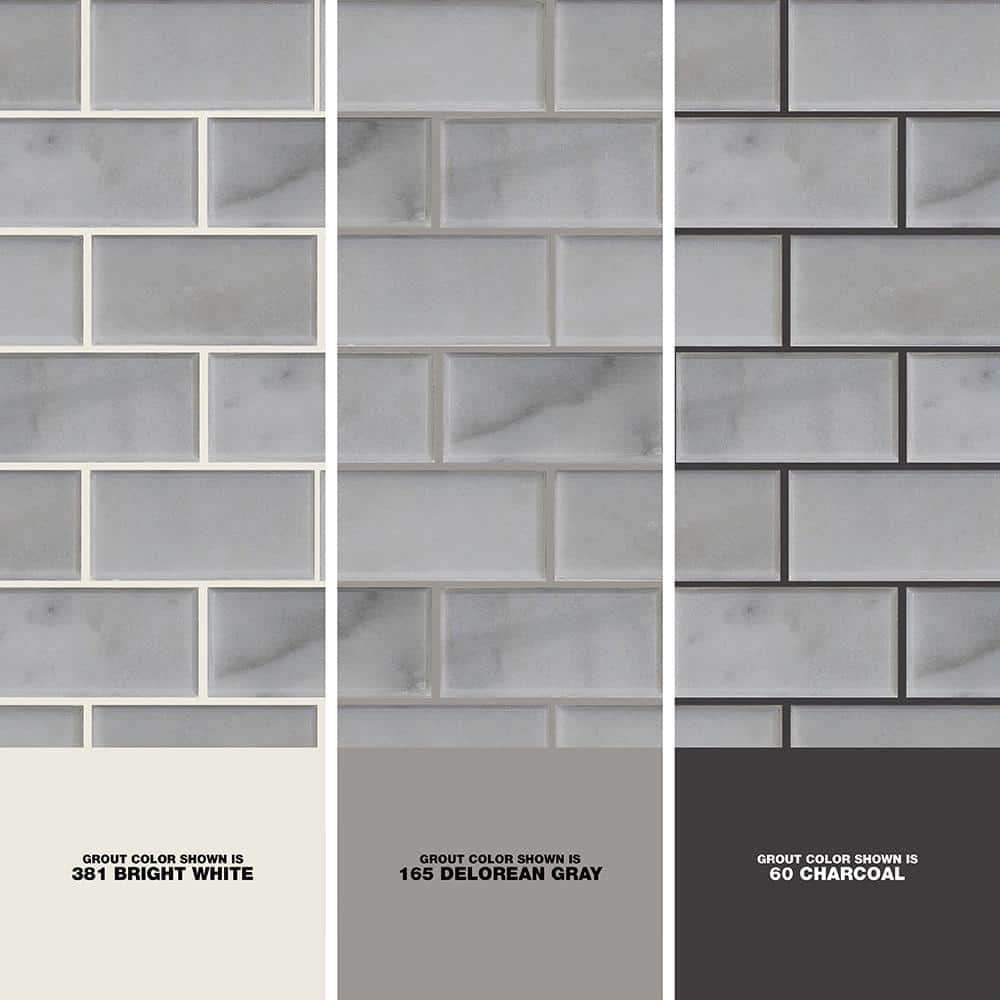 MSI Greecian White Beveled 12 in. x 12 in. x 10 mm Polished Marble Mesh-Mounted Mosaic Tile (1 sq. ft.)