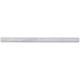 MSI Greecian White Pencil Molding 0.75 in. x 12 in. Polished Marble Wall Tile (1 lin. ft.)