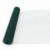 GOGEXX 3.6 ft. W x 197 ft. L Green Chicken Wire Fencing Galvanized Hexagonal Floral Fence Poultry Netting For Garden and Plant