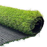 Agfabric 7 ft. x 13 ft. Green Artificial Grass Carpet 1.37 in. Mat for Outdoor Garden Landscape Balcony Dog Grass Rug