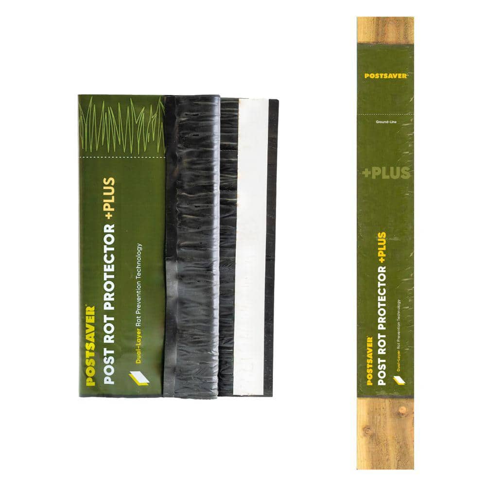 Rot Protector Plus 28 in. H - 8 in. x 8 in. Square or 10 in. Round - Fence and Post Protection (5-Pack)